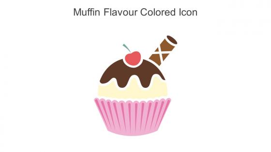 Muffin Flavour Colored Icon In Powerpoint Pptx Png And Editable Eps Format