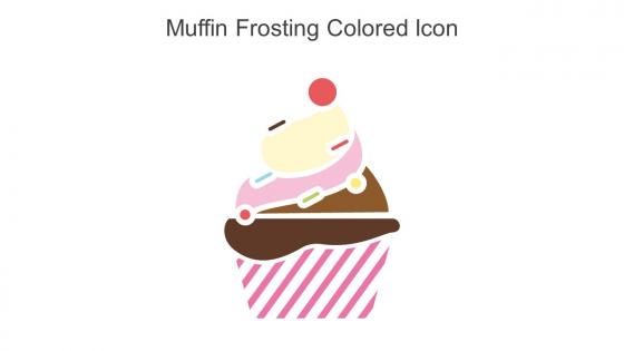 Muffin Frosting Colored Icon In Powerpoint Pptx Png And Editable Eps Format