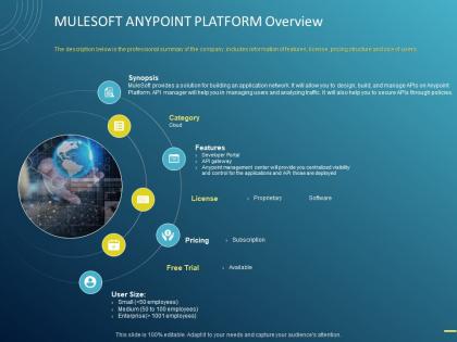 Mulesoft anypoint platform overview ppt powerpoint presentation visual