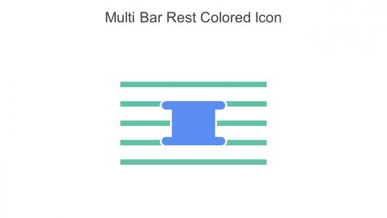 Multi Bar Rest Colored Icon In Powerpoint Pptx Png And Editable Eps Format