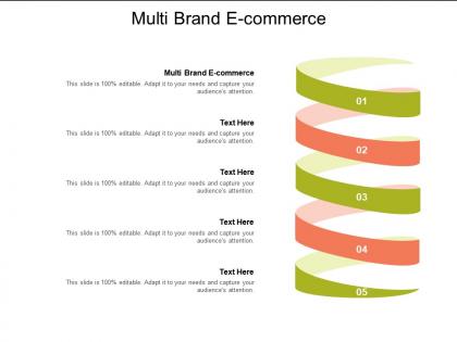 Multi brand e commerce ppt powerpoint presentation ideas information cpb