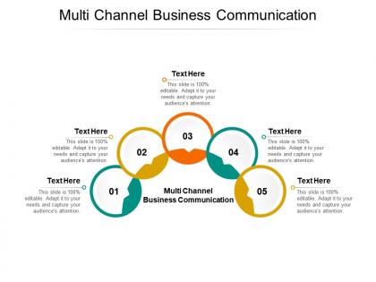 Multi channel business communication ppt powerpoint presentation outline layouts cpb