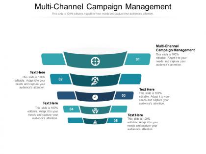 Multi channel campaign management ppt powerpoint presentation styles slides cpb