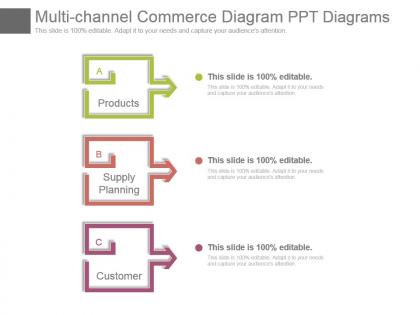 Multi channel commerce diagram ppt diagrams
