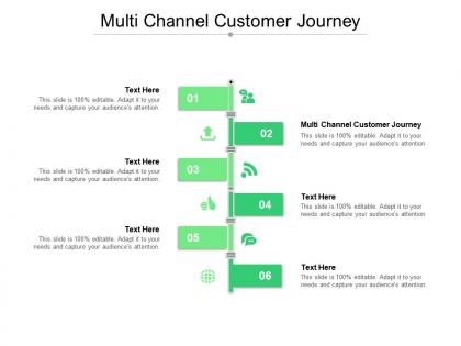 Multi channel customer journey ppt powerpoint presentation pictures smartart cpb