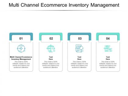 Multi channel ecommerce inventory management ppt powerpoint presentation guide cpb