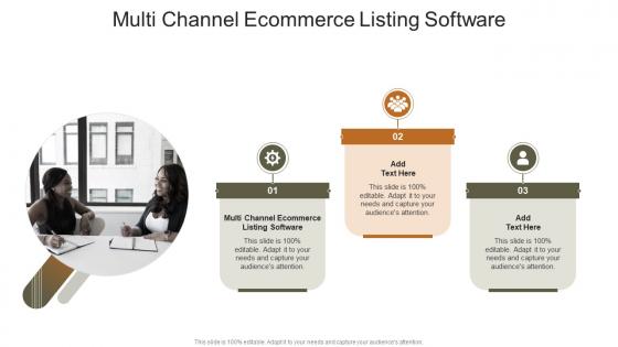 Multi Channel Ecommerce Listing Software In Powerpoint And Google Slides Cpb