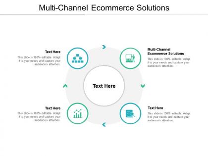 Multi channel ecommerce solutions ppt powerpoint presentation infographic template aids cpb
