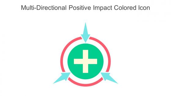 Multi Directional Positive Impact Colored Icon In Powerpoint Pptx Png And Editable Eps Format