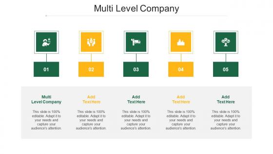 Multi Level Company Ppt Powerpoint Presentation Ideas Gridlines Cpb