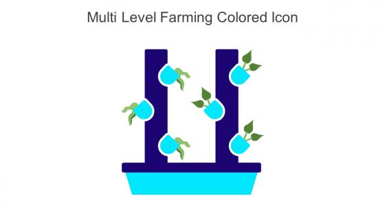 Multi Level Farming Colored Icon In Powerpoint Pptx Png And Editable Eps Format