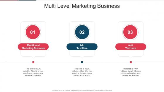 Multi Level Marketing Business In Powerpoint And Google Slides Cpb