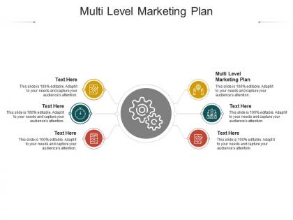 Multi level marketing plan ppt powerpoint presentation infographic template design cpb