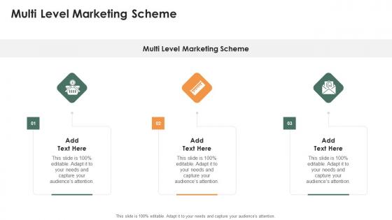 Multi Level Marketing Scheme In Powerpoint And Google Slides Cpb