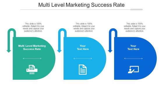 Multi Level Marketing Success Rate Ppt Powerpoint Presentation Professional Slide Download Cpb