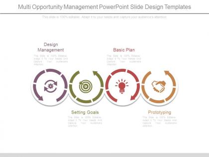Multi opportunity management powerpoint slide design templates