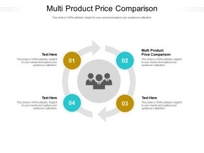 Multi product price comparison ppt powerpoint presentation outline cpb