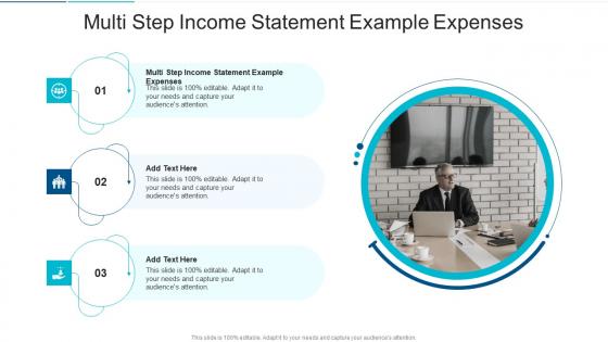 Multi Step Income Statement Example Expenses In Powerpoint And Google Slides Cpb