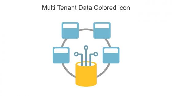 Multi Tenant Data Colored Icon In Powerpoint Pptx Png And Editable Eps Format