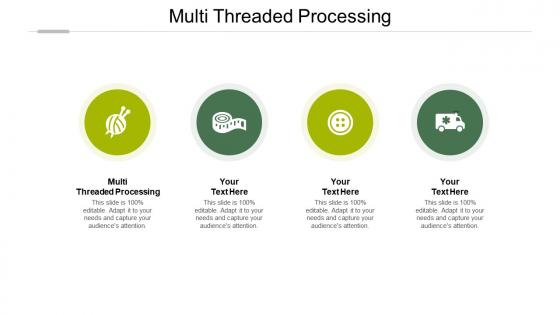 Multi threaded processing ppt powerpoint presentation portfolio example cpb