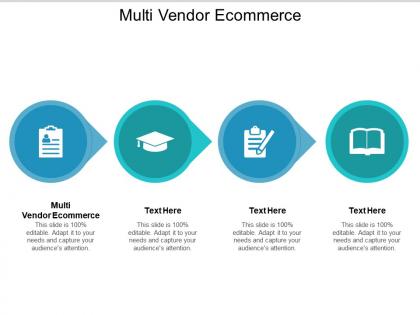 Multi vendor ecommerce ppt powerpoint presentation show ideas cpb