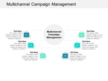 Multichannel campaign management ppt powerpoint presentation professional gridlines cpb