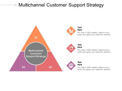 Multichannel customer support strategy ppt powerpoint presentation summary icons cpb