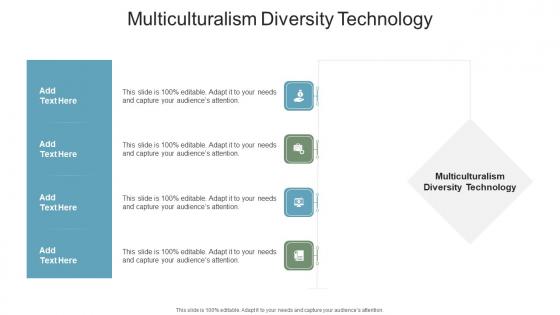 Multiculturalism Diversity Technology In Powerpoint And Google Slides Cpb