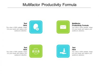 Multifactor productivity formula ppt powerpoint presentation layouts designs download cpb