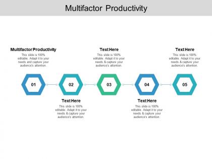 Multifactor productivity ppt powerpoint presentation gallery design inspiration cpb