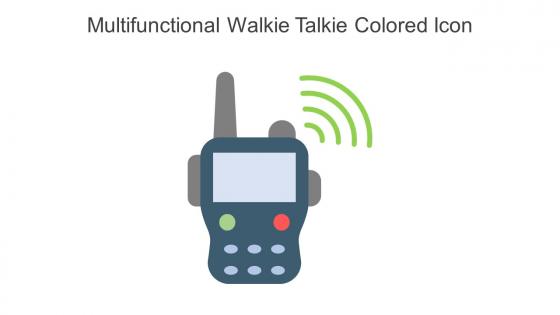 Multifunctional Walkie Talkie Colored Icon In Powerpoint Pptx Png And Editable Eps Format