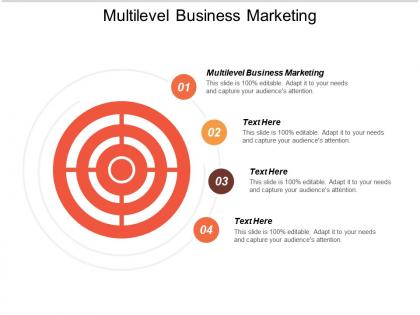 Multilevel business marketing ppt powerpoint presentation infographic template master slide cpb