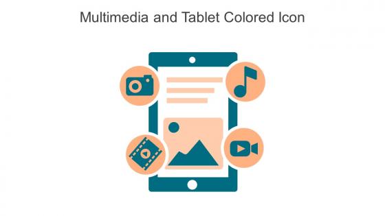 Multimedia And Tablet Colored Icon In Powerpoint Pptx Png And Editable Eps Format