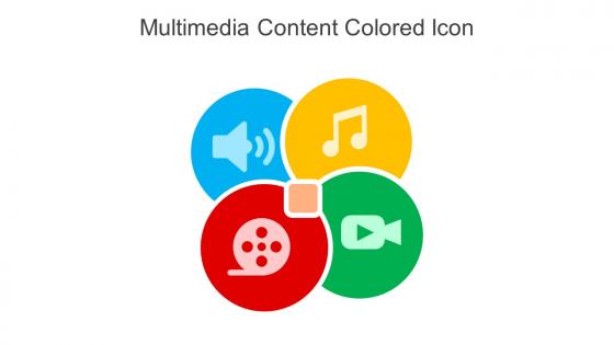 Multimedia Content Colored Icon In Powerpoint Pptx Png And Editable Eps Format