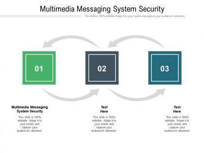 Multimedia messaging system security ppt powerpoint presentation professional background cpb