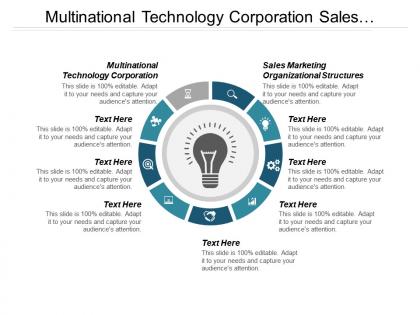 Multinational technology corporation sales marketing organizational structures cpb
