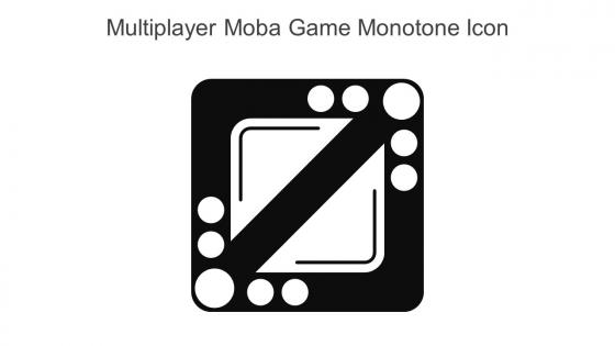 Multiplayer Moba Game Monotone Icon In Powerpoint Pptx Png And Editable Eps Format
