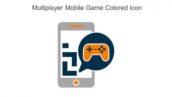 Multiplayer Mobile Game Colored Icon In Powerpoint Pptx Png And Editable Eps Format