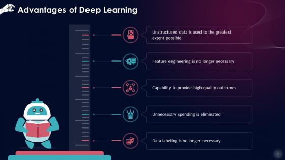 Multiple Advantages Of Deep Learning Training Ppt