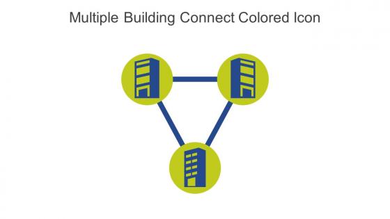 Multiple Building Connect Colored Icon In Powerpoint Pptx Png And Editable Eps Format