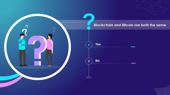Multiple Choice Question On Blockchain And Bitcoin Training Ppt