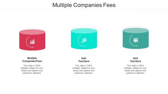 Multiple Companies Fees Ppt Powerpoint Presentation Model Guide Cpb