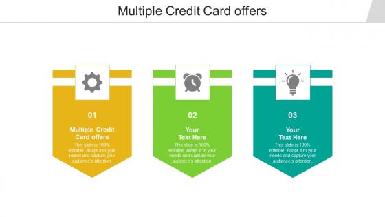 Multiple credit card offers ppt powerpoint presentation templates cpb
