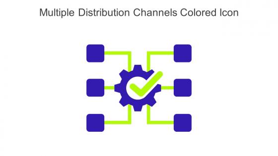 Multiple Distribution Channels Colored Icon In Powerpoint Pptx Png And Editable Eps Format