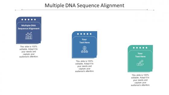 Multiple dna sequence alignment ppt powerpoint presentation model slides cpb