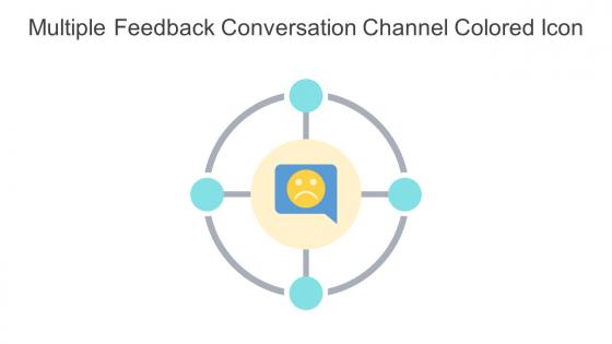 Multiple Feedback Conversation Channel Colored Icon In Powerpoint Pptx Png And Editable Eps Format
