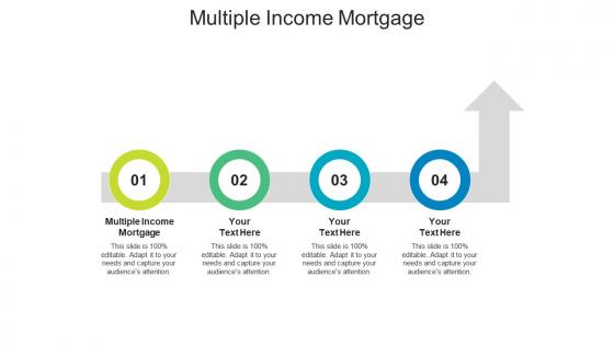 Multiple income mortgage ppt powerpoint presentation show ideas cpb