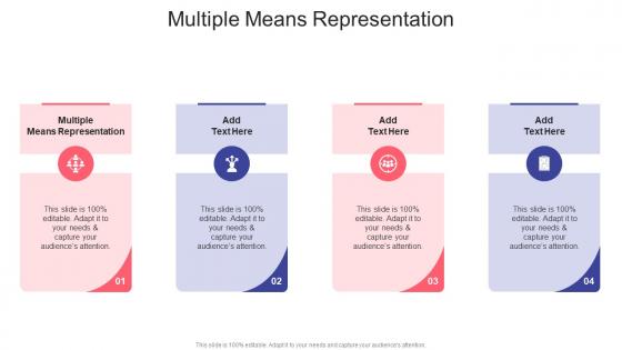 Multiple Means Representation In Powerpoint And Google Slides Cpb