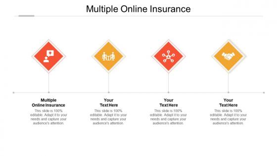 Multiple online insurance ppt powerpoint presentation infographics example introduction cpb