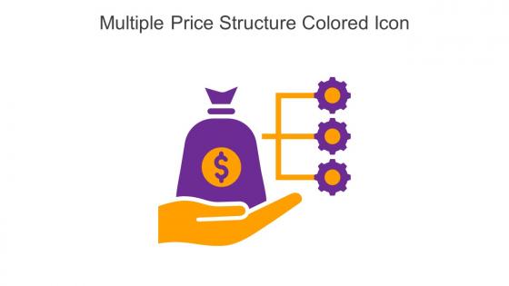 Multiple Price Structure Colored Icon In Powerpoint Pptx Png And Editable Eps Format